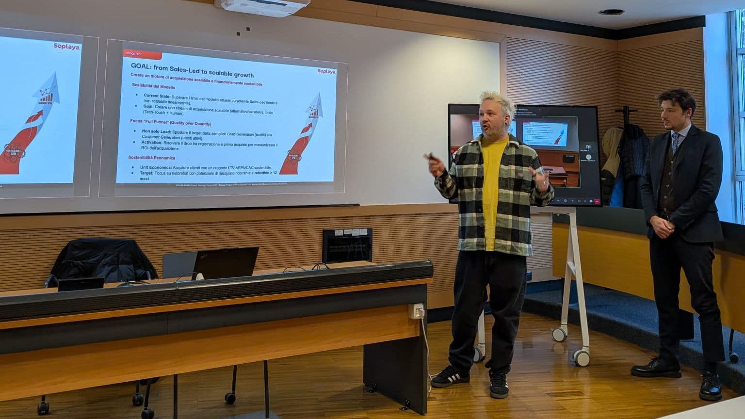 Daniele Fratin at PoliMi Growth Pitch